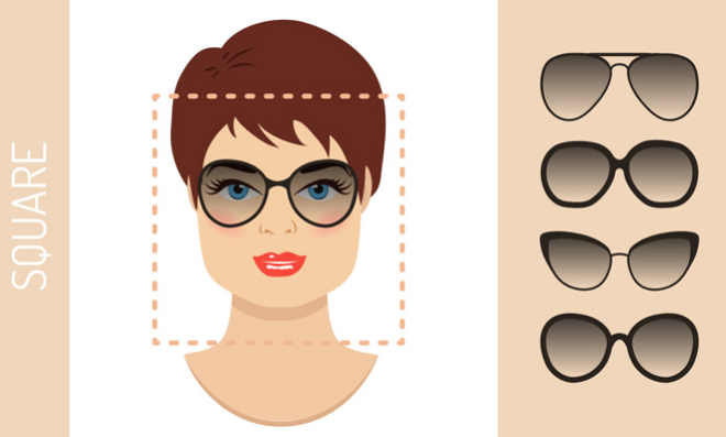 tips memilih kacamata untuk bentuk wajah persegi